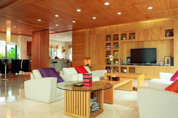 Cẩm nang lựa chọn mẫu trần gỗ phòng khách đẹp